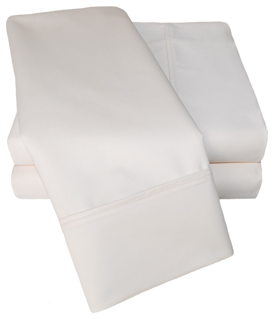 Wrinkle-Resistant 1000 Thread Count Sheet Set - Queen, Ivory