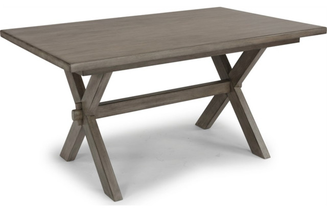 Engineered Table Homestyles Mountain Lodge Engineered Wood Rectangle Dining Table in ...