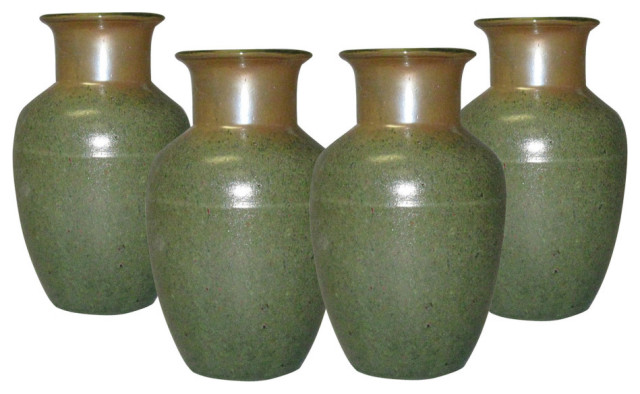 Springdale 6 5 Zusto 4 Piece Hand Blown Art Glass Vase Set