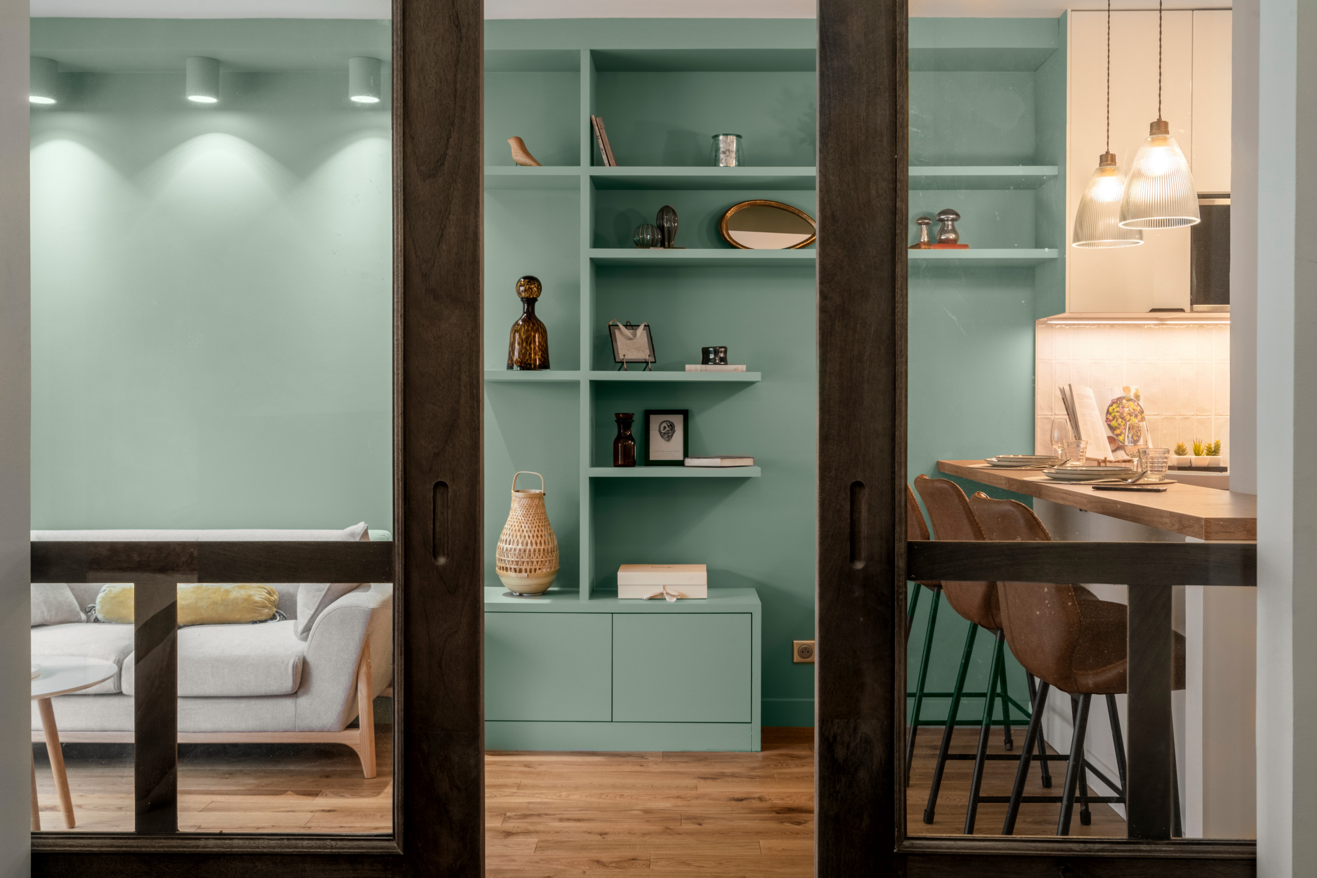 Transformation : un studio devient un 2 pièces locatif
