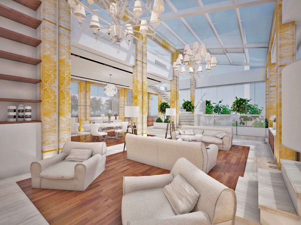 Проект 79 - Интерьер двухуровневой квартиры (4 вариант)