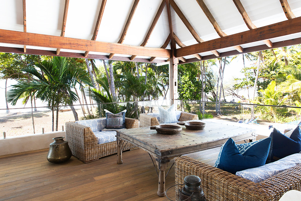 This is an example of a tropical deck in Cairns.