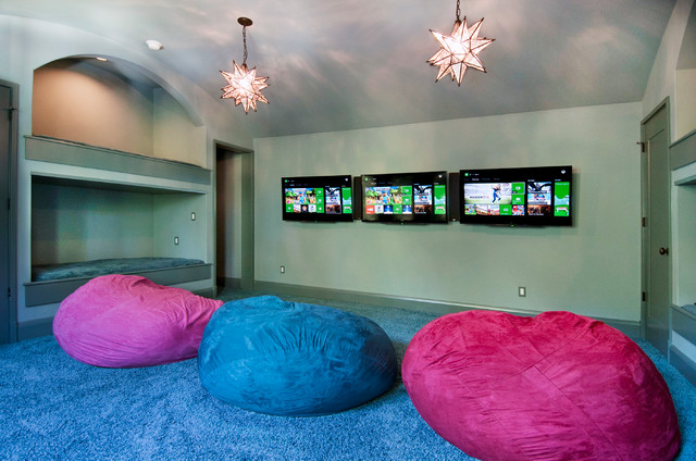 Kids Media Room - Traditional - Kids - Tampa - by HD2020
