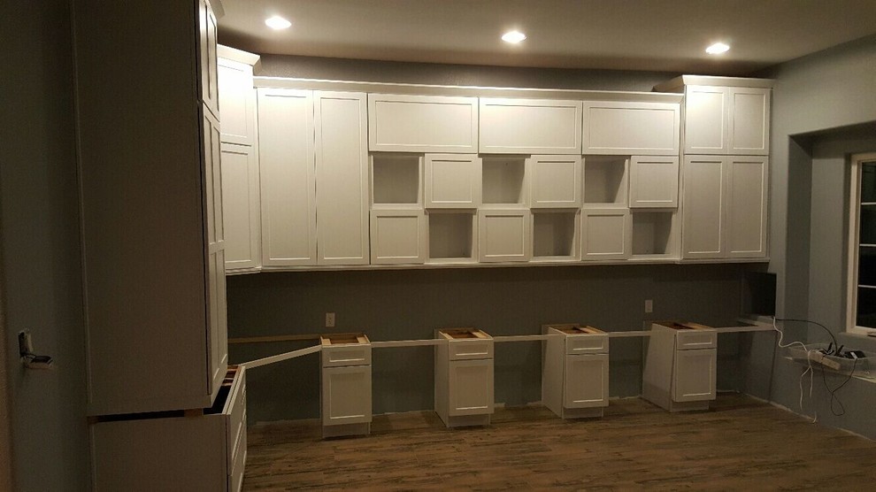 Inspiration for a transitional closet remodel in Phoenix