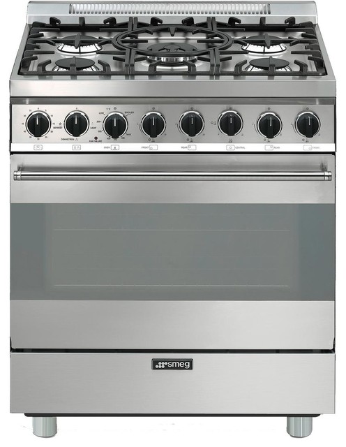 smeg 30 dual fuel range