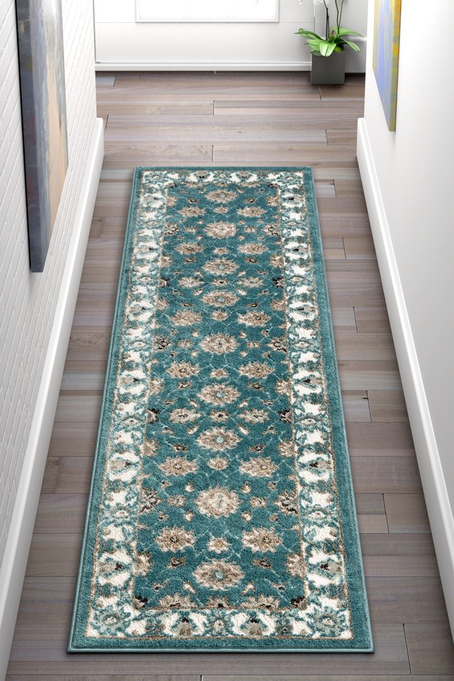 Well Woven Orchid Blue Celia Traditional Persian Oriental Area Rug, 2'x7'3" Ru