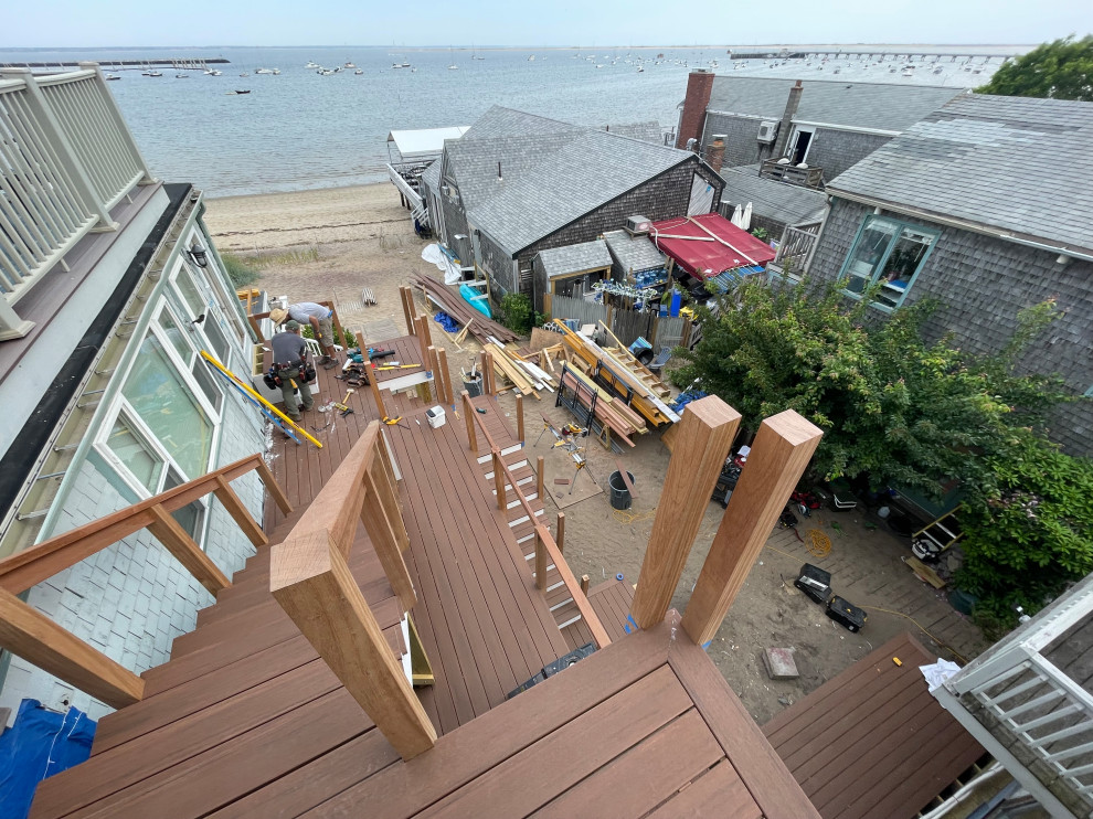 Provincetown Commerical Deck Project (3 stories, Juliett deck,roof deck)
