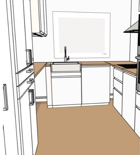 CUISINE: rénovation complète de cette pièce de 9m2