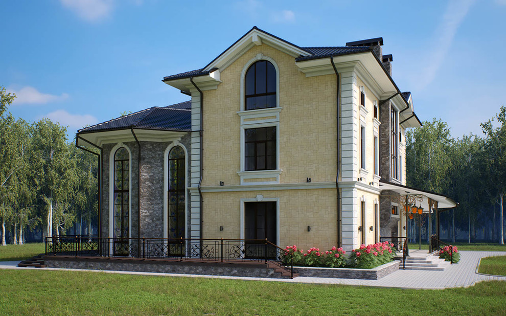 Проект дома с гаражом 600 кв.м