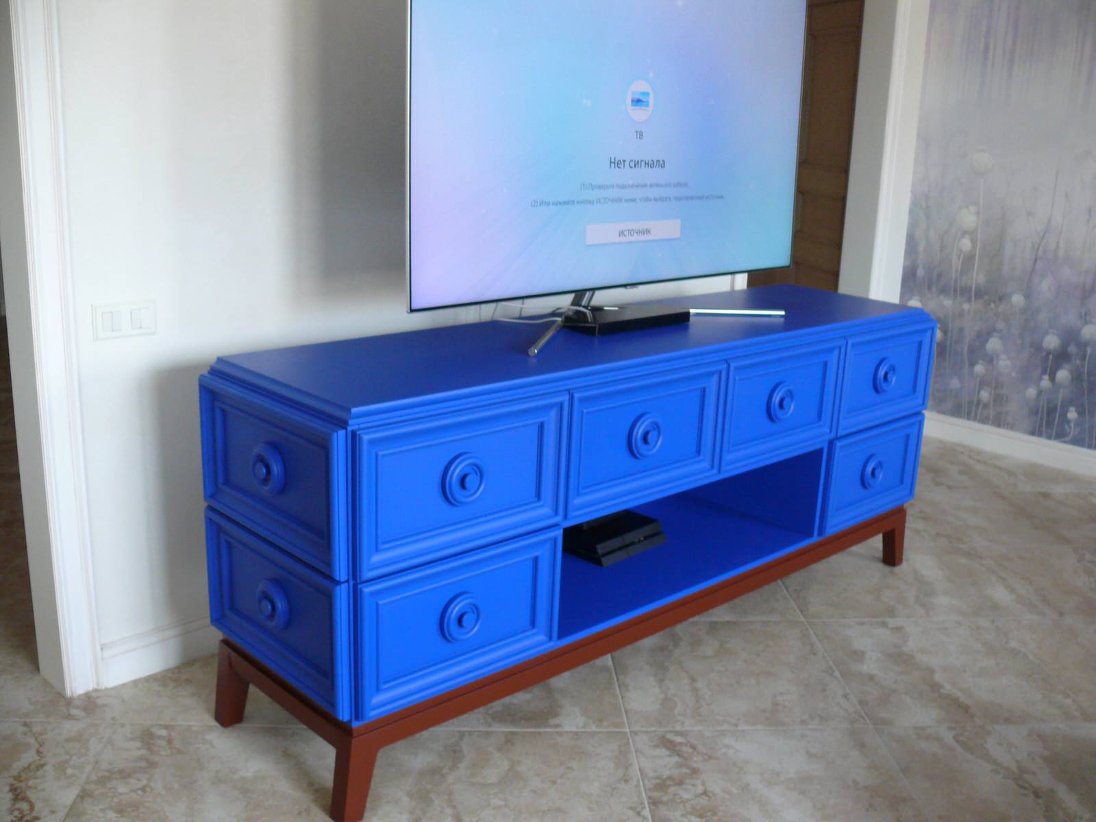 Яркий акцент в интерьере