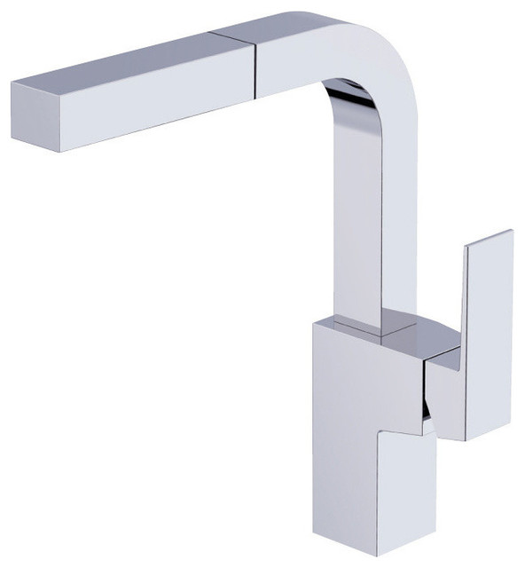 Danze Mid Town Pullout Spray Single Hole Kitchen Faucet D404562