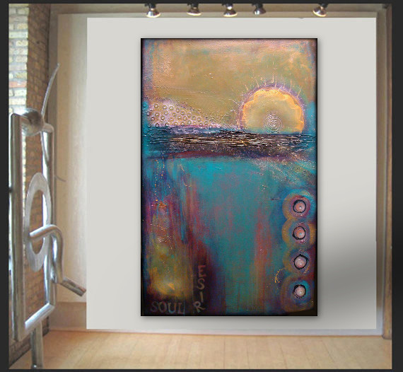 Abstract Painting for Contemporary Spaces - "Soul Rise"