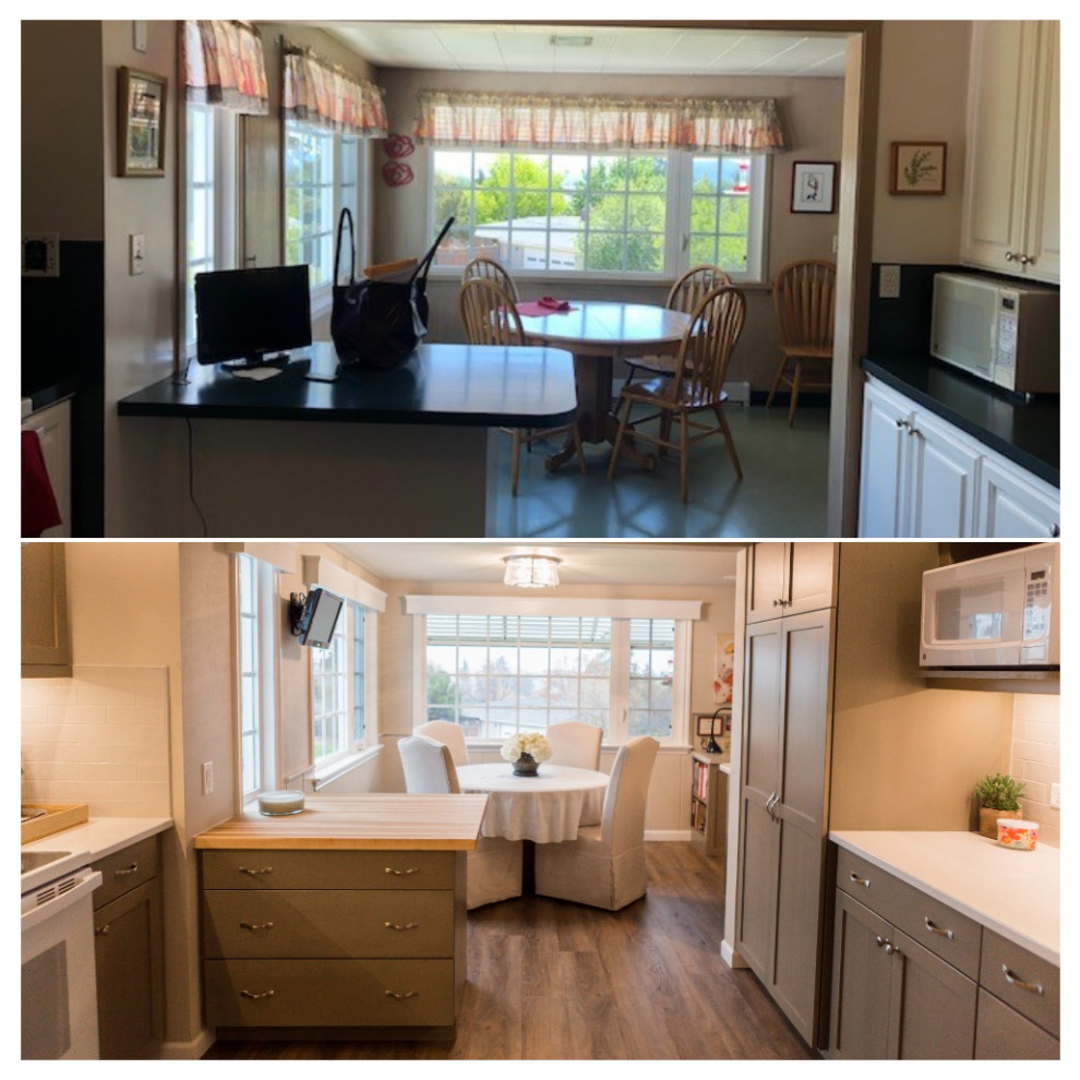 Inspiration for a transitional kitchen remodel in Seattle