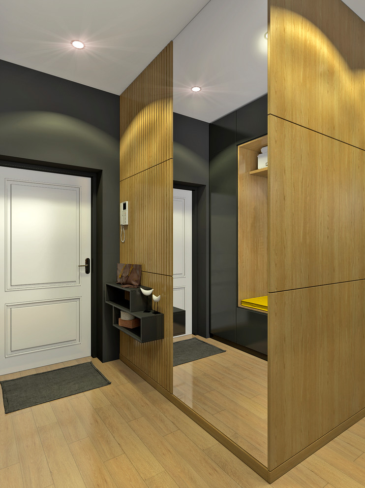 Дизайн интерьера однокомнатной студии в ЖК "Гринвуд"