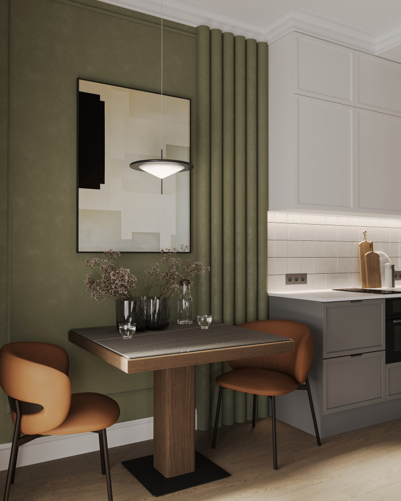 Маленькая студия 34,4 кв.м., жк Wellton Towers