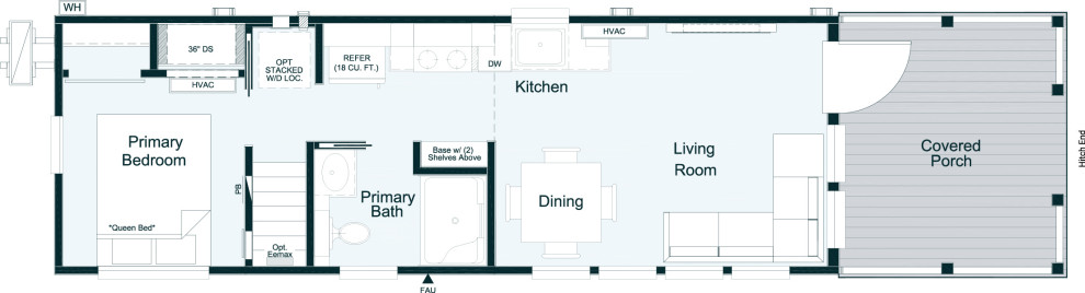 Tiny Home - Clayton Park Models - The Coldwater
