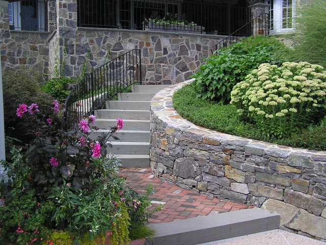 Stone Cottage Renovation traditional-garden
