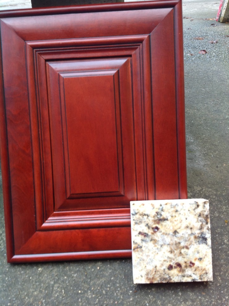 Hardwood floor color matching kitchen