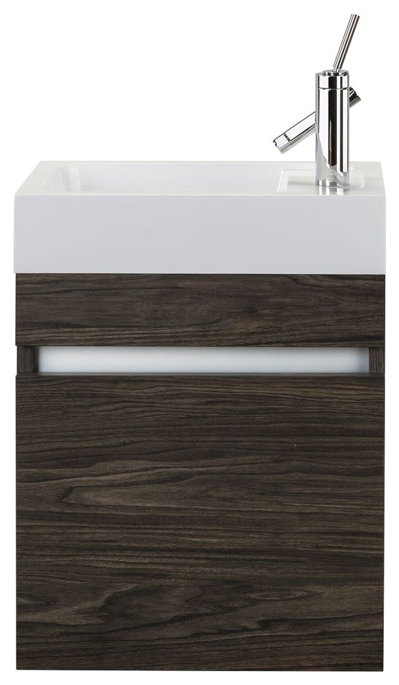 Picallo SpaceSaver Vanity Contemporary Bathroom Vanities And Sink