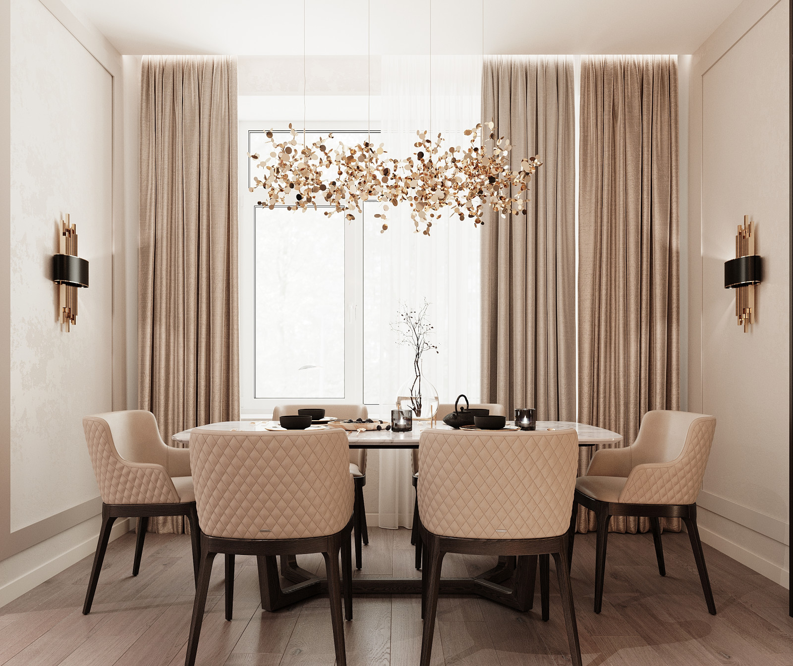 Квартира 136 м² в ЖК «Сосновка»