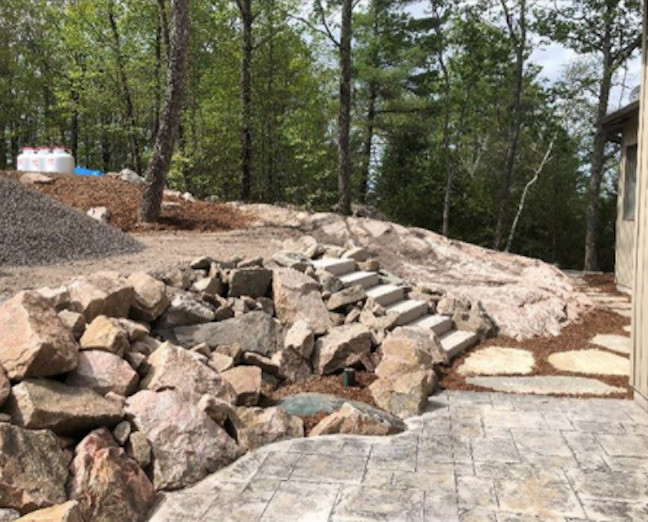 Rock Work for Custom Home