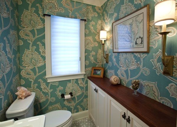 Inspiration for an eclectic powder room in Other.