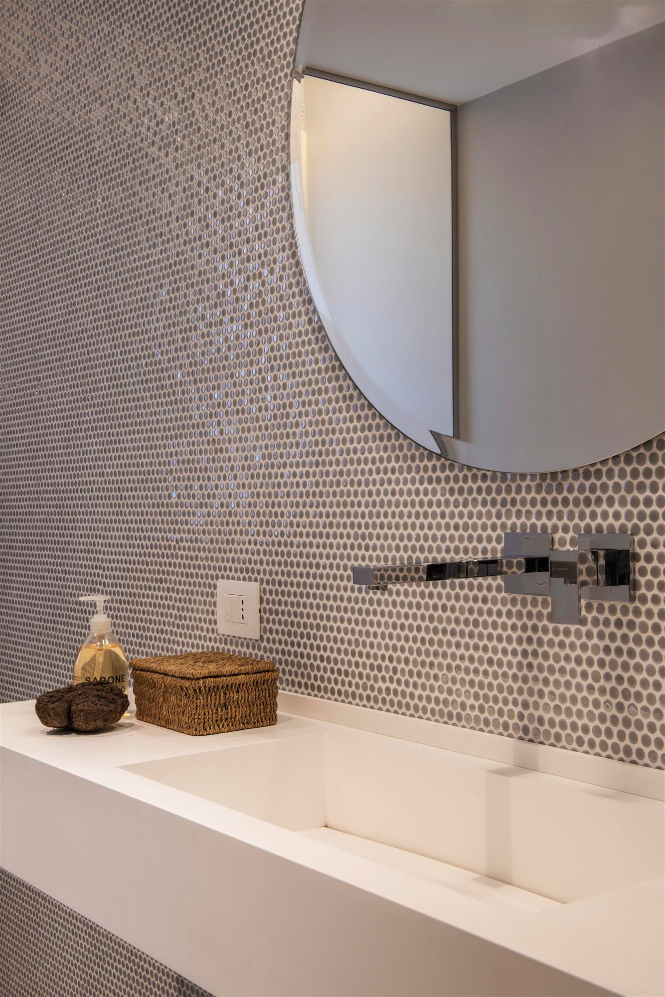 Piastrelle Per Esterno Pietra Piastrelle Mosaico In Pietra Naturale - Formato Break, Rosso Beige, Per Bagno/cucina Mosaico Piastrelle Pietra Su Rete - 6