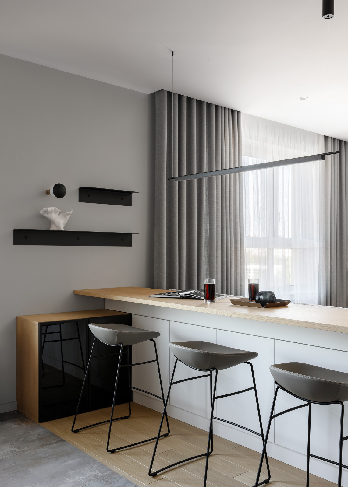 Light midecentury apartment / Квартира с легким флером midcentury