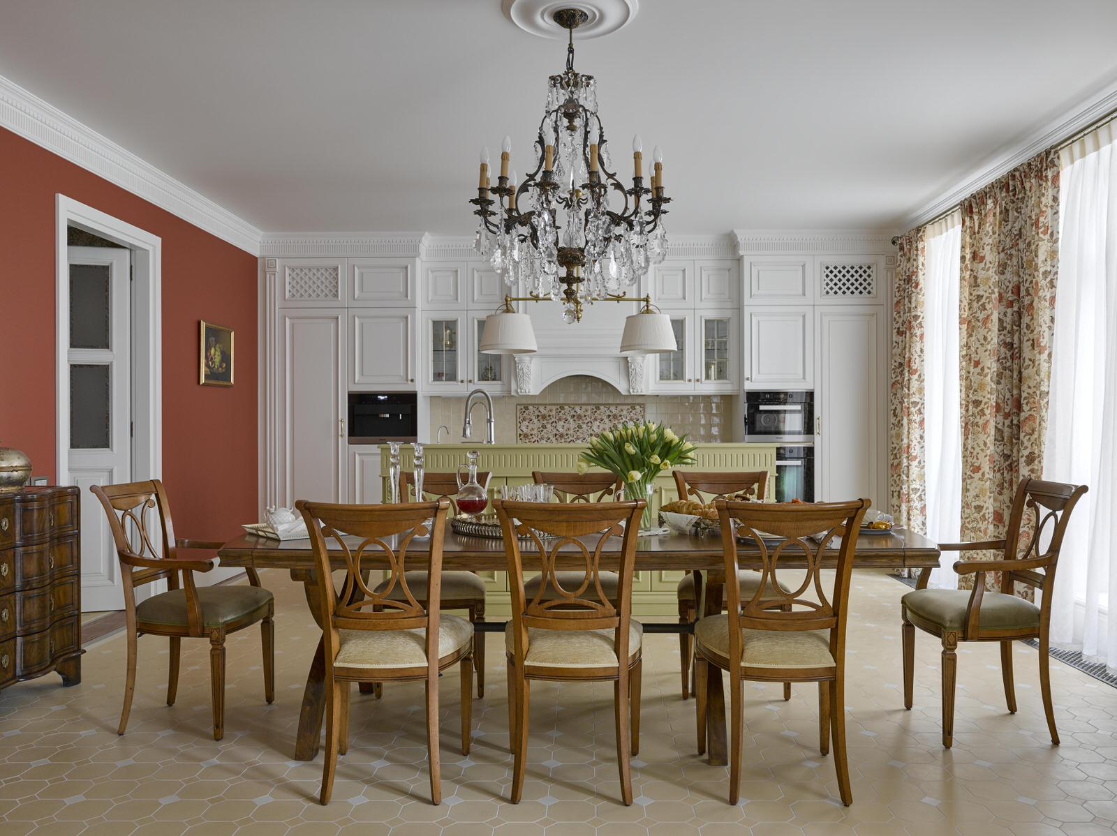 Фотосъемка интерьера квартиры на Весковском переулке для SALON Классика