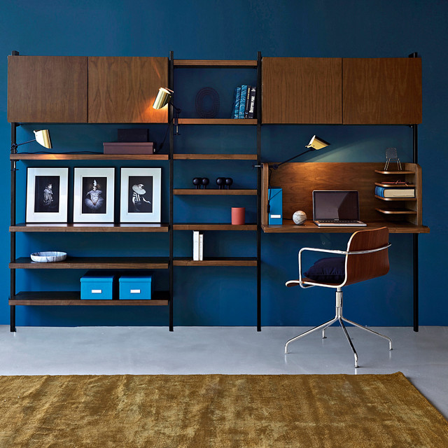 La Bibliothèque Et Ses Contrastes Bois Et Métal