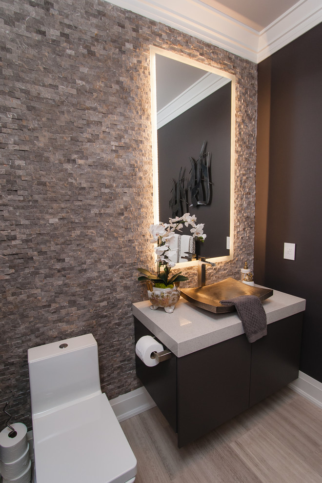 Lexington Modern Powder Room Toronto
