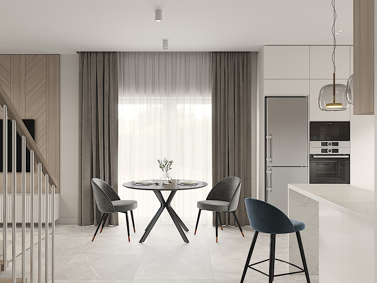 Блок-секция для двоих