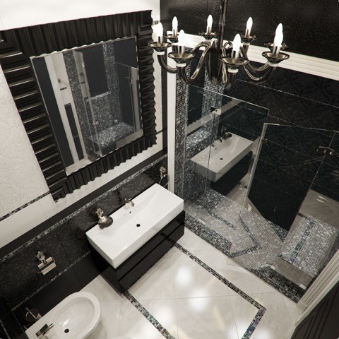 Monochrome +gold  -  apartment with 1 bedroom