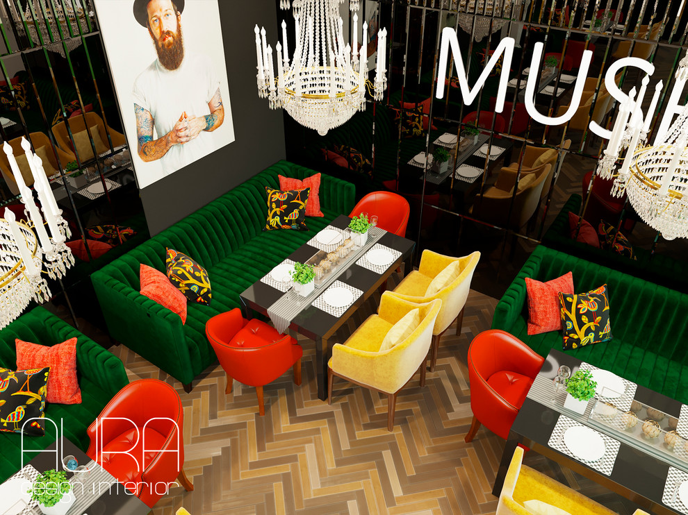 Дизайн интерьера ресторана MUSE, г. Домодедово
