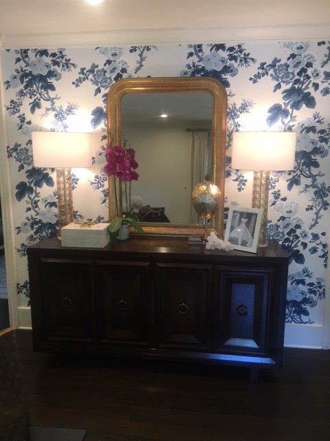 Wallpaper Accent wall nyklassisk-matplats
