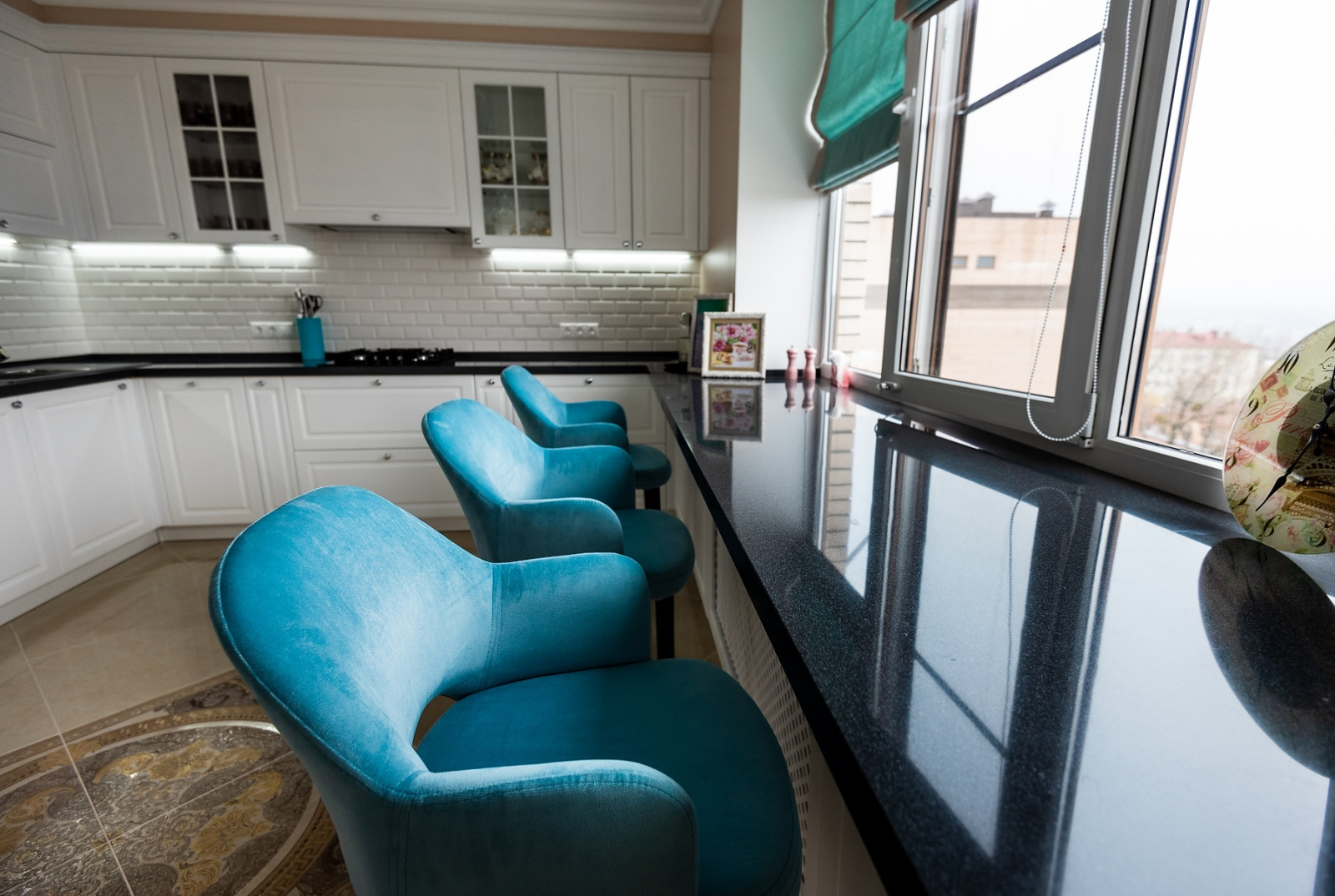 Гостиная-кухня ЖК "Аристократ"