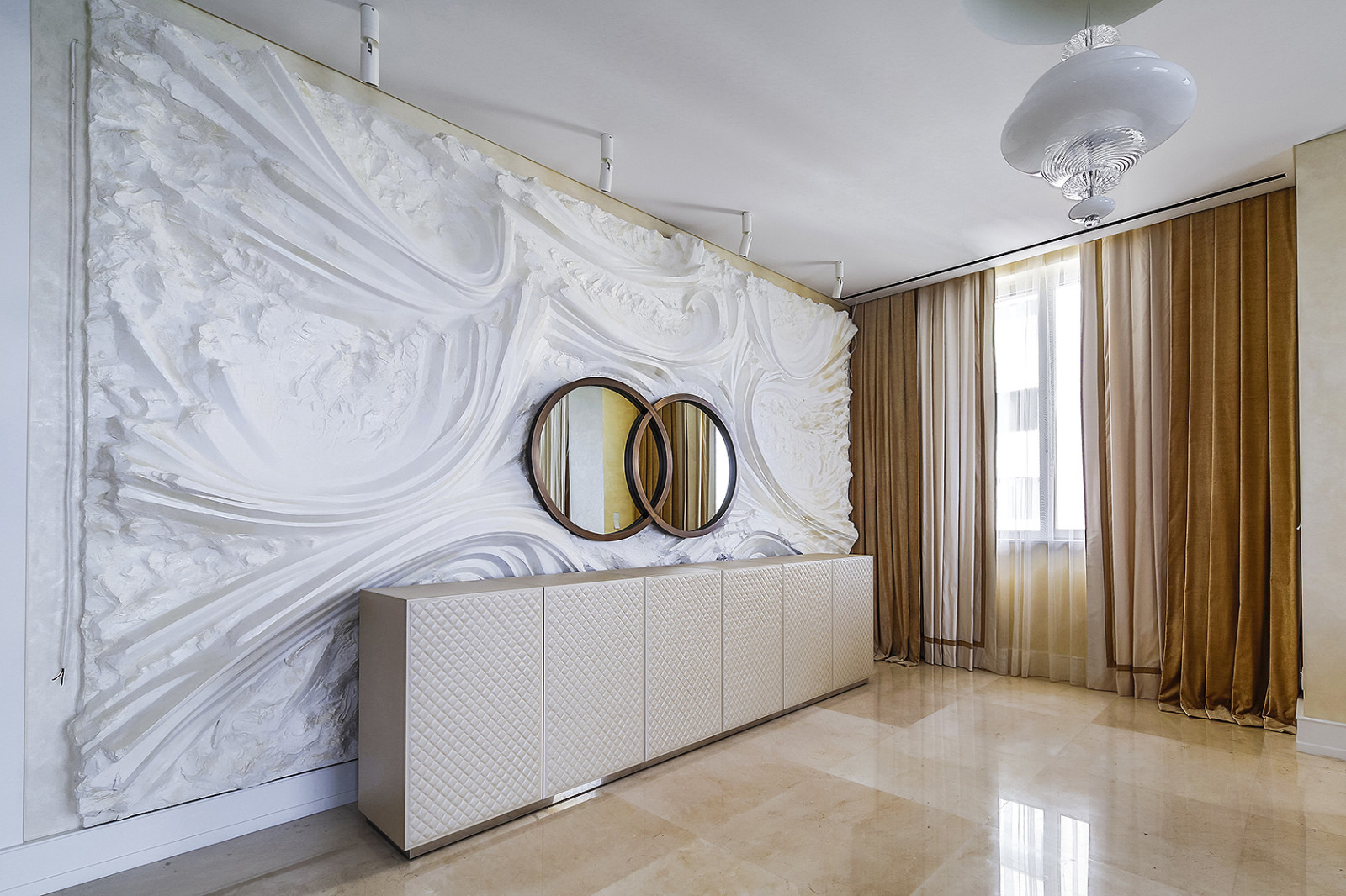 The interior of the Olympic Plaza. Cyprus.Limassol.