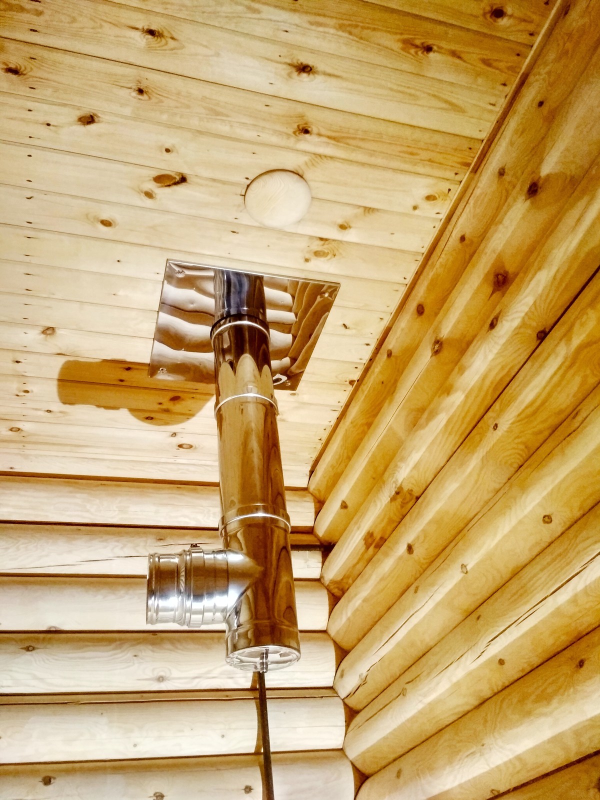 Вентиляция и дымоходы в срубе 500 м2