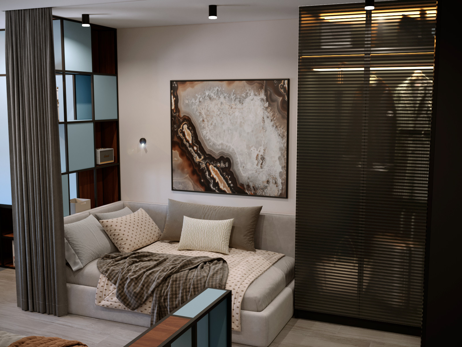 Современная квартира в новостройке.