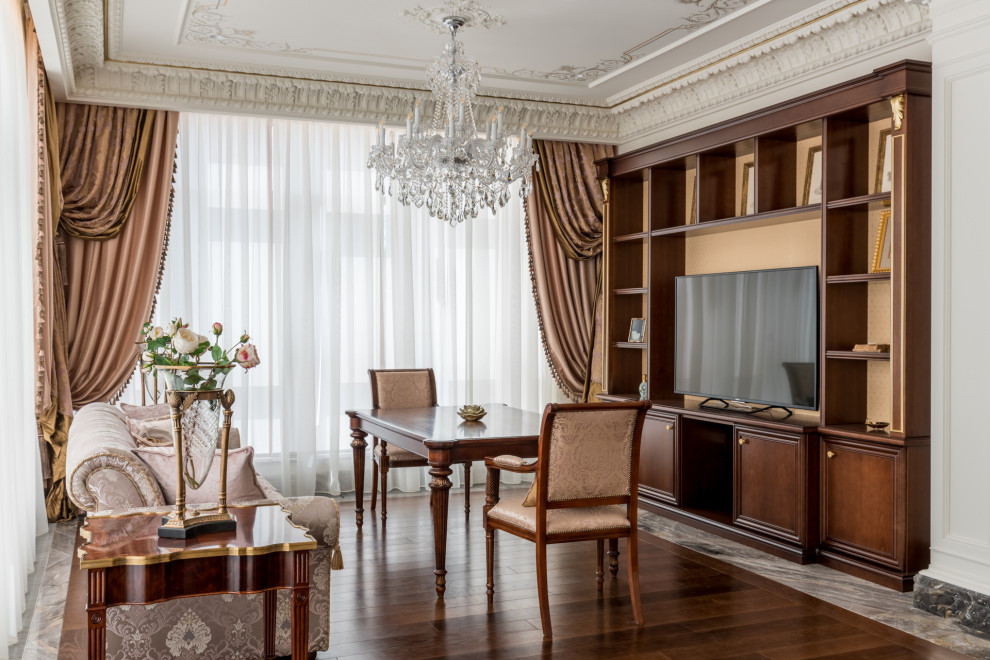 Пентхаус в роскошном неоклассическом стиле