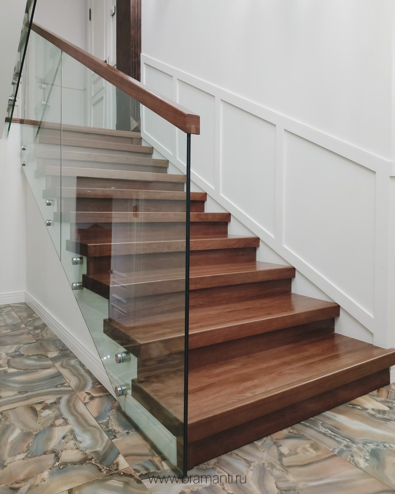 Обшивка бетонной лестницы