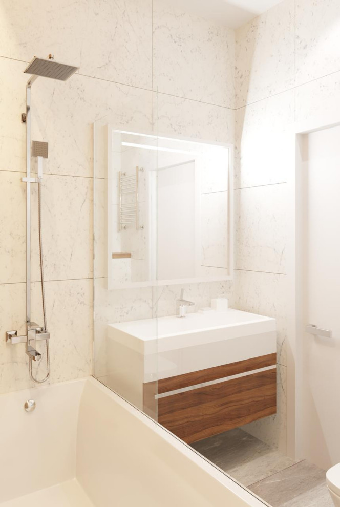 Дизайн проект квартиры в стиле "Минимализм" общей площадью 110 кв.м.