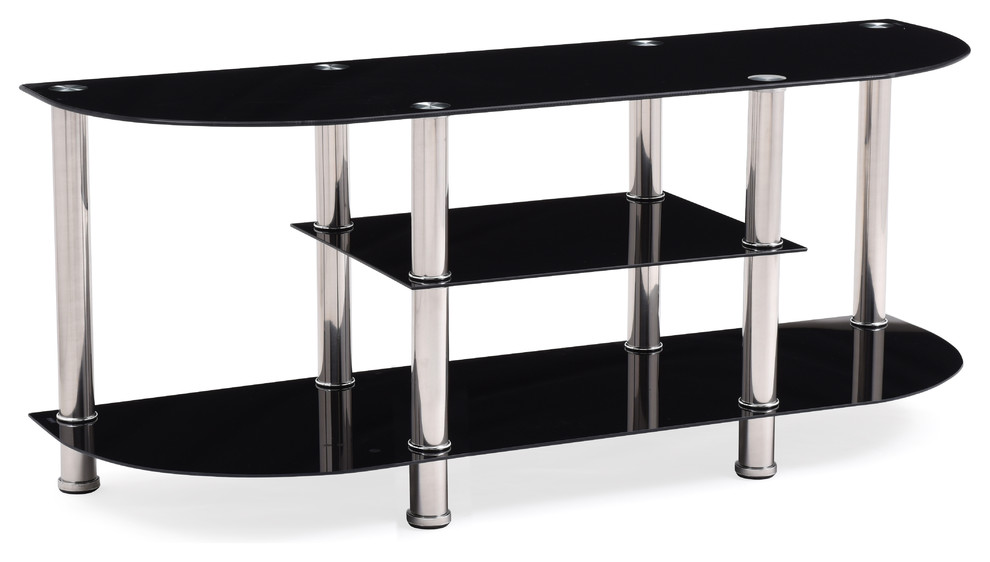 Glass TV Stand Contemporary Entertainment Centers And Tv Stands