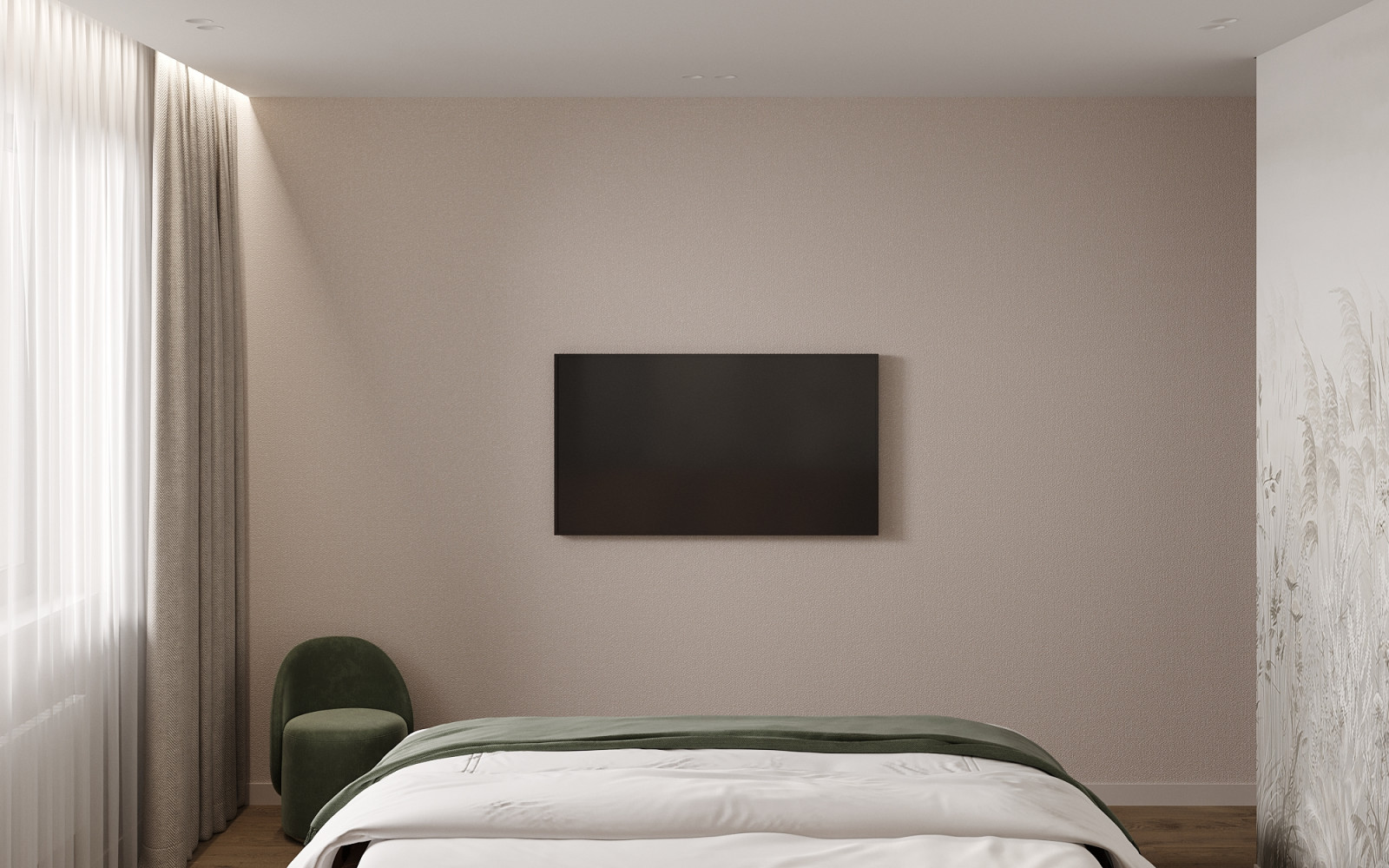 ЖК «Ultra City», квартира в стиле современный минимализм в теплой светлой гамме