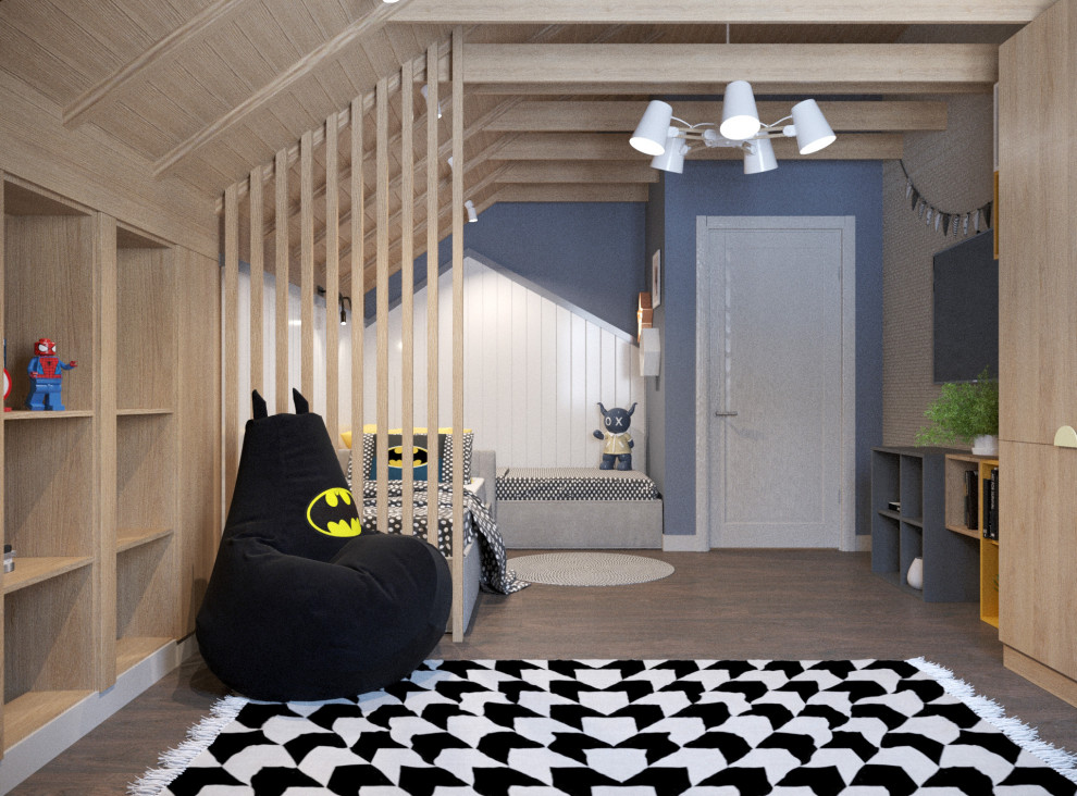 Яркий дом для большой семьи в СНТ Малиновый