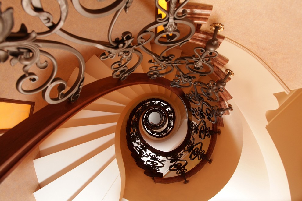 Design ideas for a traditional spiral staircase in Other.