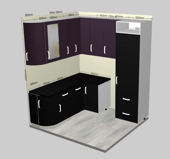 Кухня в трилистник г. Ноябрьск