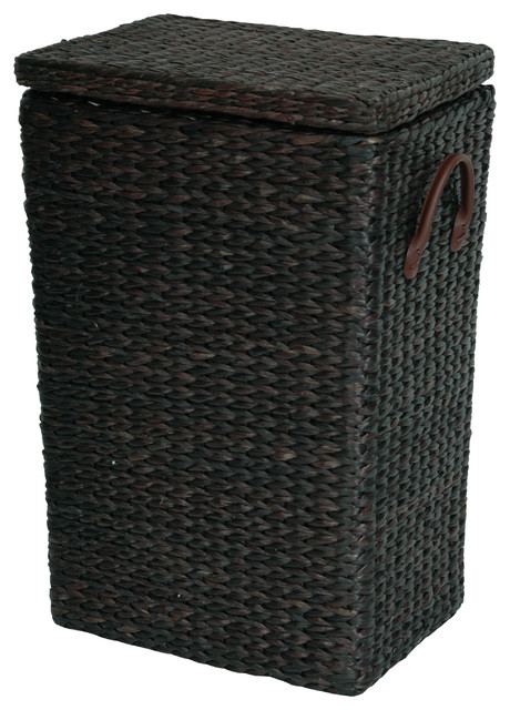 black laundry basket