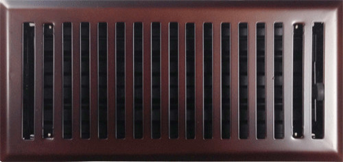 Oil Rubbed Bronze Contemporary Steel Floor Register Contemporary