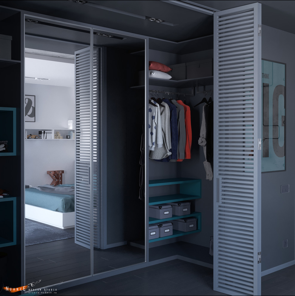 Комната для молодой девушки. Простота линий и форм